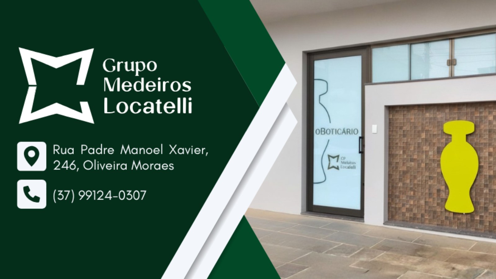 Nova empresa: Grupo Medeiros Locatelli