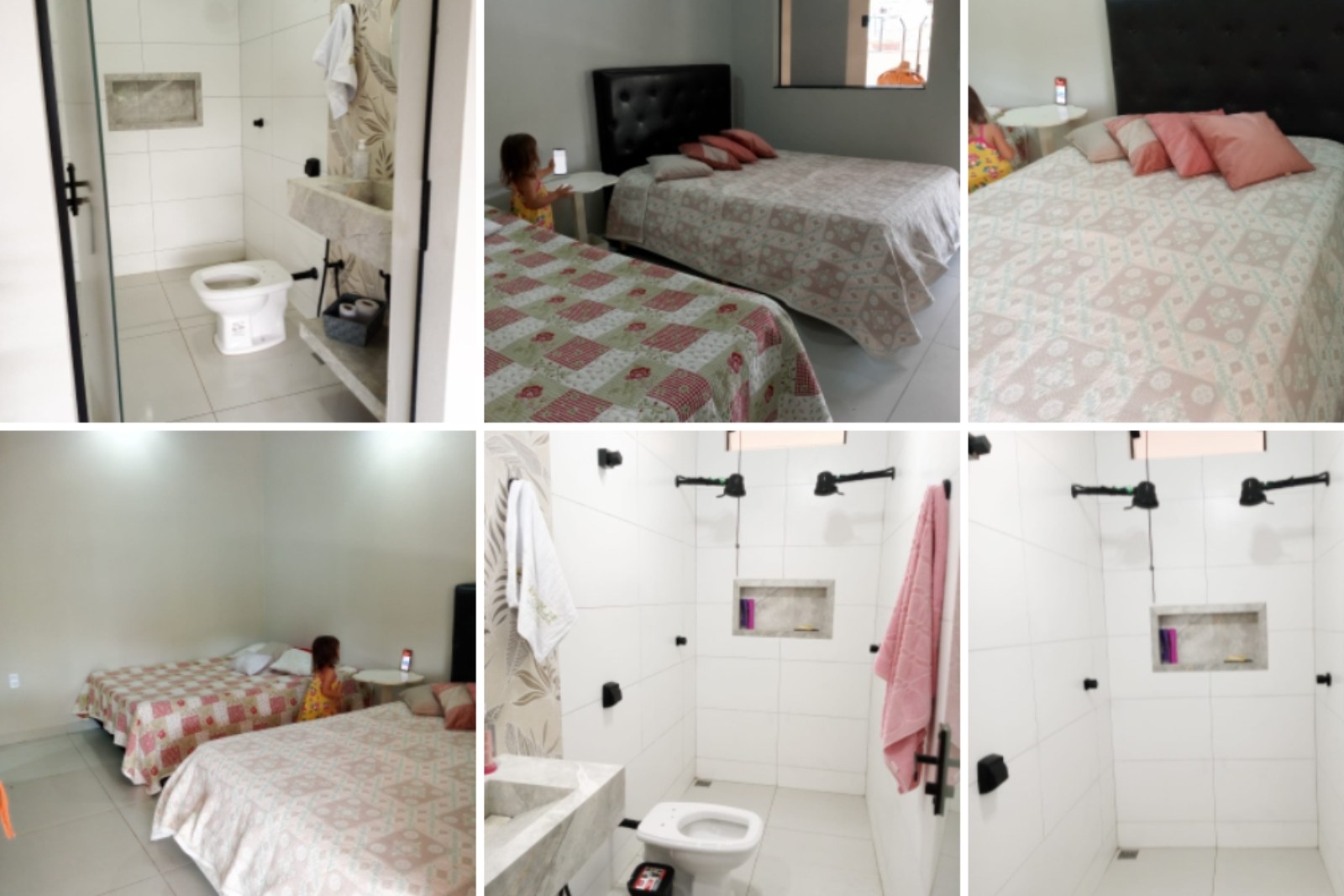 Espaço amplo com cozinha equipada, 2 dormitórios com banheiro e sem. Espaço para dormir até 10 pessoas da mesma família ou turma. Não é hospedagem individual individual 2