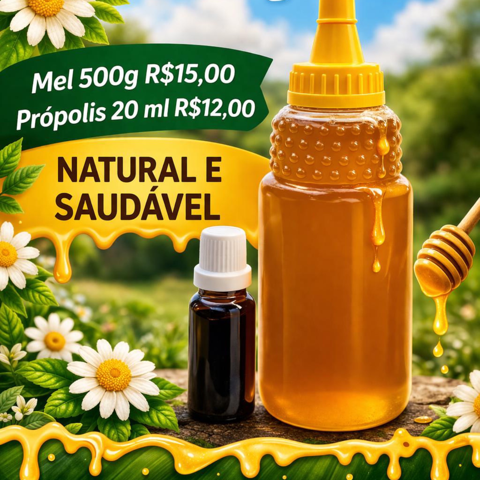 Mel e própolis